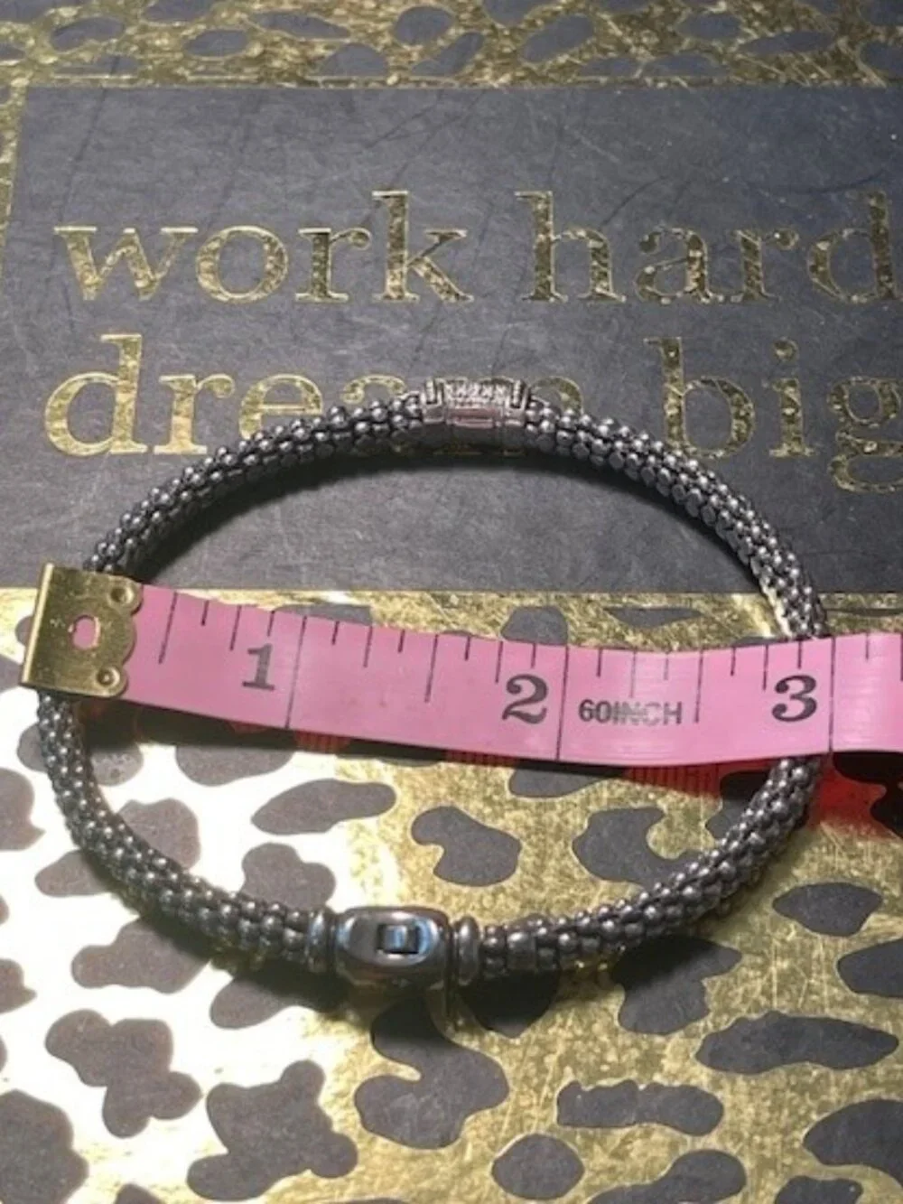 Lagos Caviar Diamond bracelet